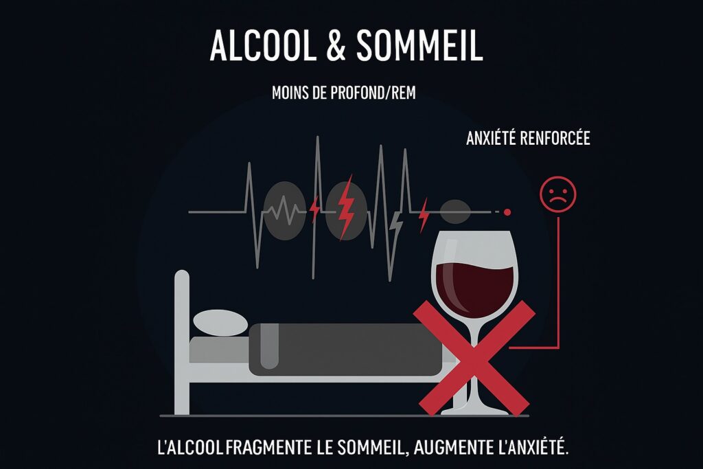 sédation trompeuse, sommeil fragmenté.