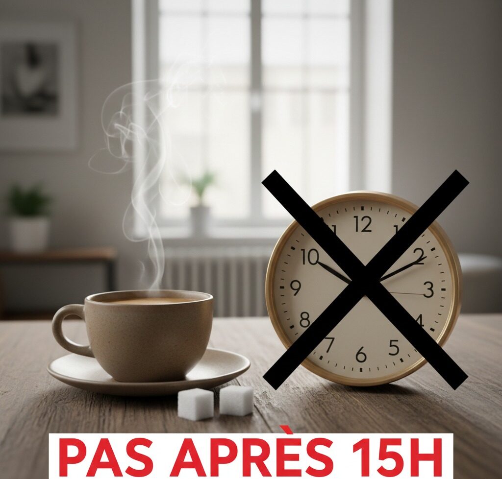 Café et anxiété : éviter la caféine tardive.