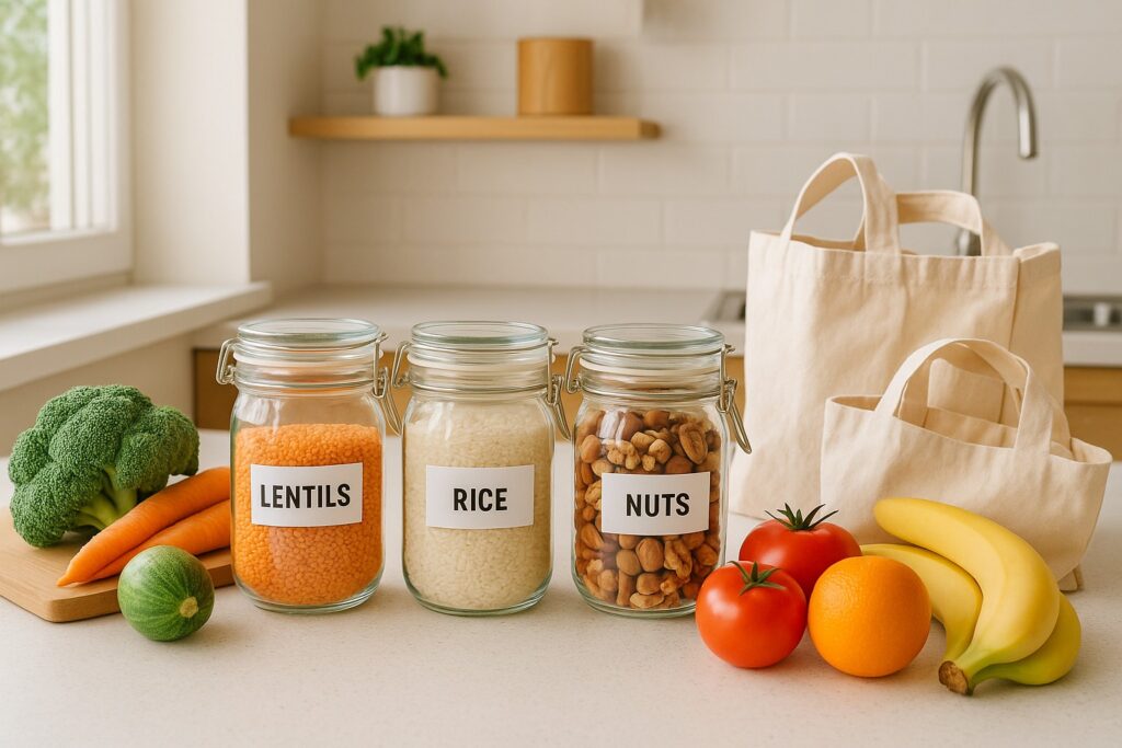 fiches aliments — conservation en bocaux hermétiques et produits frais