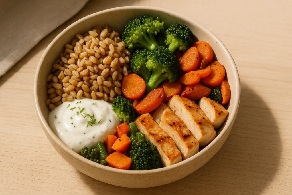 Bol 50/25/25 pour énergie stable.