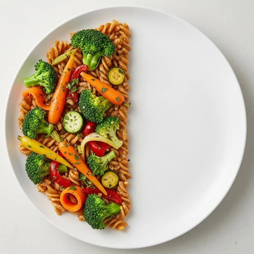 Comparaison entre repas avec féculents et sans féculents.